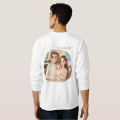 Personalized Child’s First Christmas Hoodie – Men’ Trui (Achterkant volledig)