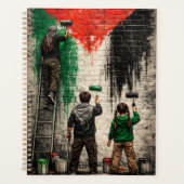 Personalized Children of Gaza Painting PS Flag Planner (Voorkant)
