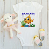 Personalized "[Child's Name]" Little Fish Bodysuit
