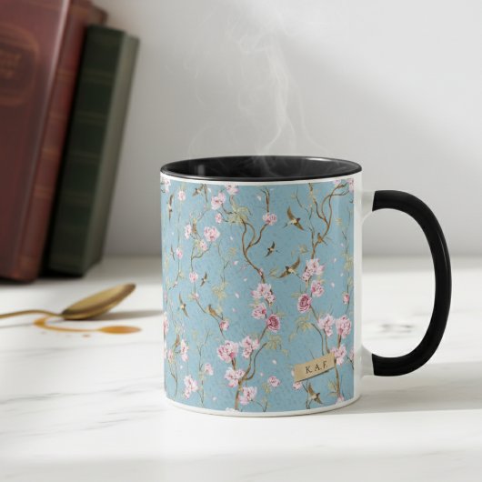 Personalized Chinoiserie Archive Scholar Mug Mok