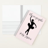 Personalized choreographer Teacher appreciation  Notitieboek (Binnen)