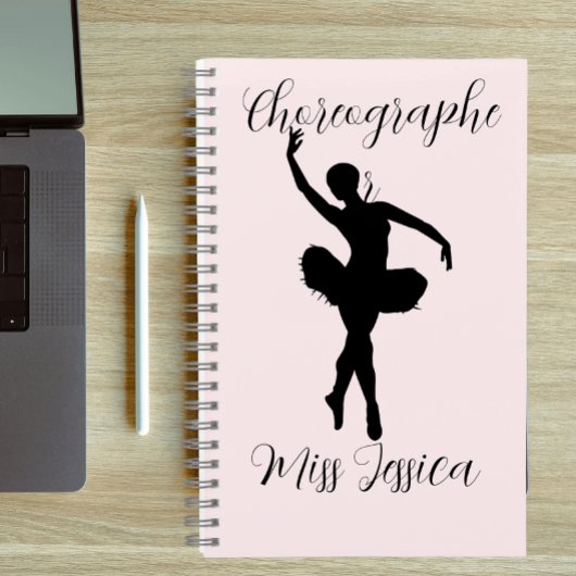 Personalized choreographer Teacher appreciation  Notitieboek