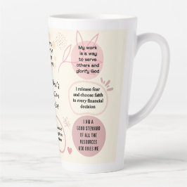 Personalized Christian Daily Affirmations Quotes Latte Mok