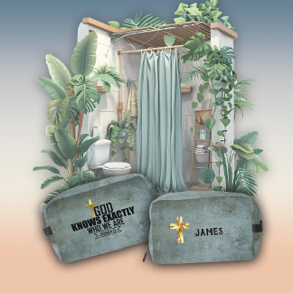 Personalized Christian - Jeremiah 1:5 Toilettasje