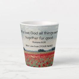 Personalized Christian Latte Mug Latte Mok