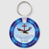 Personalized, Christian Party Favors for Adults Sleutelhanger (Voorkant)