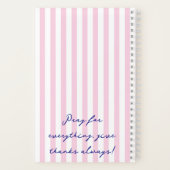 Personalized Christian Prayer Bible Study Notebook Notitieboek (Achterkant)