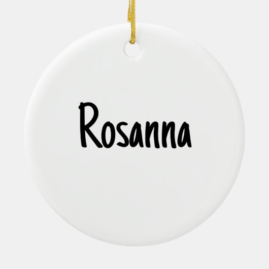 Personalized Christmas Alphabet R Keramisch Ornament (Achterkant)
