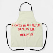 Personalized Christmas Apron - Funny Dog Mom Holid Schort (Voorkant)