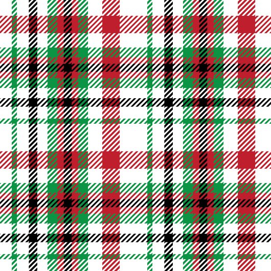 Personalized Christmas Blanket Classic Plaid Gift Fleece Deken