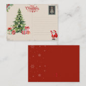Personalized Christmas Card – Custom Holiday  Notitiekaartje (Voorkant / Achterkant)