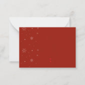 Personalized Christmas Card – Custom Holiday  Notitiekaartje (Achterkant)
