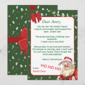 Personalized Christmas Card for a Unique Holiday Kaart (Voorkant / Achterkant)