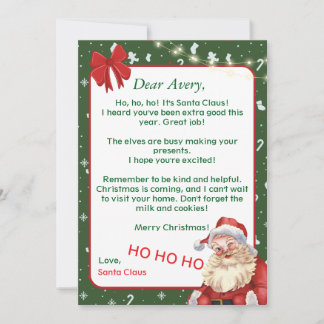 Personalized Christmas Card for a Unique Holiday Kaart