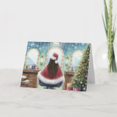 Personalized Christmas Card for Hair Stylist  Feestdagen Kaart (Voorkant)