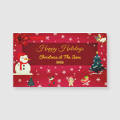Personalized Christmas Card with Name  (Voorkant)
