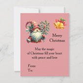 Personalized Christmas Card with Santa Claus (Voorkant)