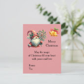 Personalized Christmas Card with Santa Claus (Staand voorkant)