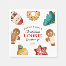 Personalized Christmas Cookie Exchange Gingerbread
