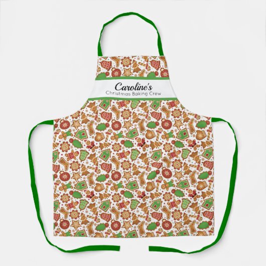 Personalized Christmas Cookies Schort (Voorkant)