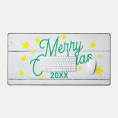 Personalized Christmas Desk Mat (Keyboard & Muis)