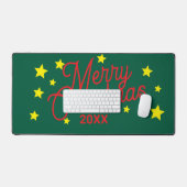 Personalized Christmas Desk Mat (Keyboard & Muis)