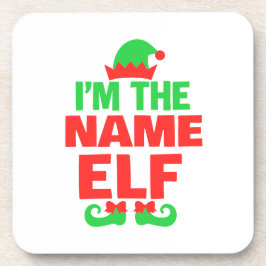 Personalized Christmas Elf Bier Onderzetter