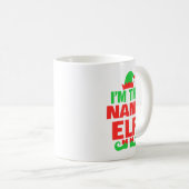 Personalized Christmas Elf Koffiemok (Voorkant rechts)
