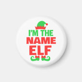 Personalized Christmas Elf Magneet (Voorkant)