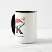 Personalized Christmas Family Mug for Mom and Dad Mok (Voorkant links)