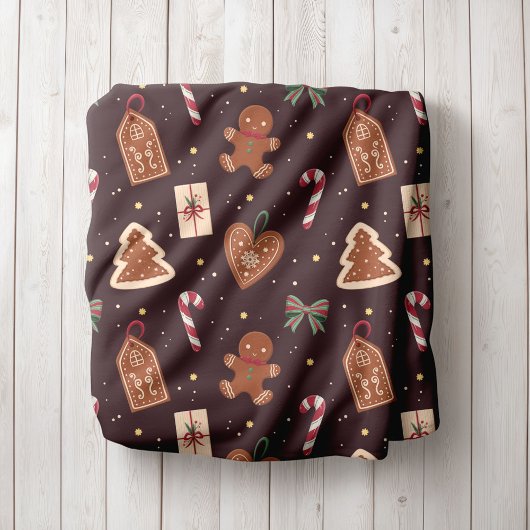 Personalized Christmas Fleece Blanket Deken