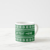 Personalized Christmas gift espresso coffee cup Espresso Kop (Voorkant rechts)