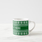 Personalized Christmas gift espresso coffee cup Espresso Kop (Rechts)