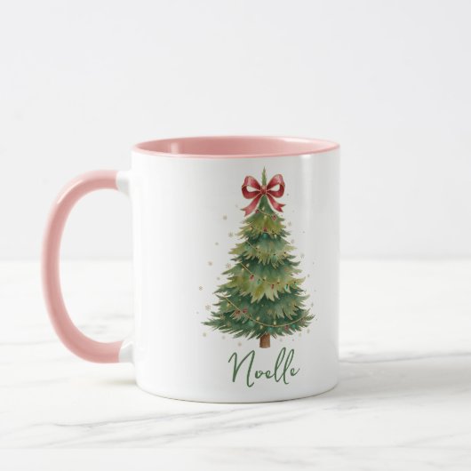 Personalized Christmas Gift -Ribboned Christmas Tr Mok (Links)