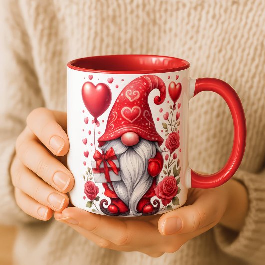 Personalized Christmas Gnome Mug Mok