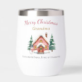 Personalized Christmas Grandma Tumbler Gift (Achterkant)