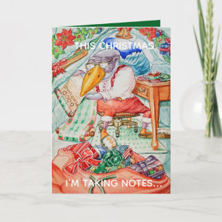 Personalized Christmas Greeting Card for Good Kids Kaart