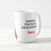 Personalized Christmas Hairdresser Koffiemok (Voorkant rechts)