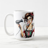 Personalized Christmas Hairdresser Koffiemok (Links)