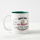 Personalized Christmas Hot Cocoa  Tweekleurige Koffiemok (Links)