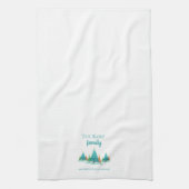 Personalized Christmas Kitchen Towels Theedoek (Verticaal)