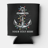 Personalized Christmas Lights Boating Sailing Blikjeskoeler (Voorkant)