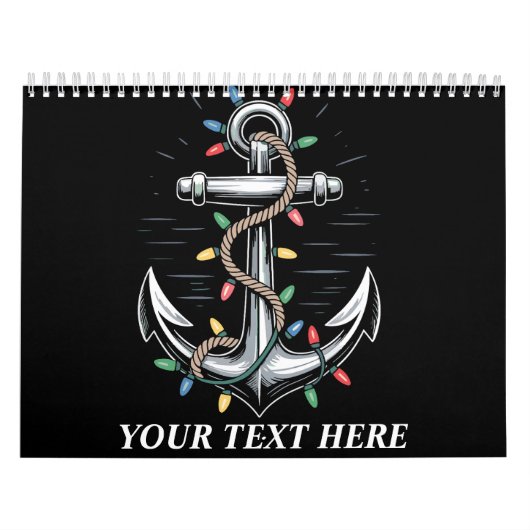 Personalized Christmas Lights Boating Sailing Kalender (Hoes)