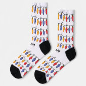 Personalized Christmas Lights   Sokken (Links)