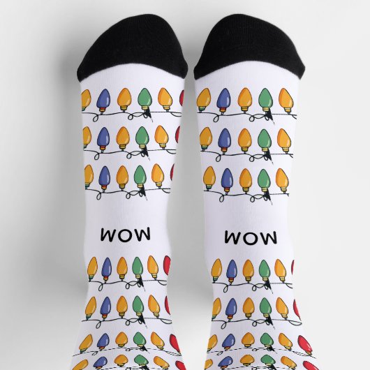 Personalized Christmas Lights   Sokken (Top)