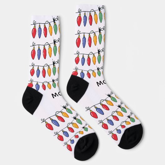Personalized Christmas Lights   Sokken (Rechts)