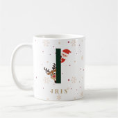 Personalized Christmas Monogram I Mug Koffiemok (Links)