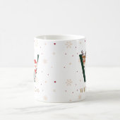 Personalized Christmas Monogram W Mug Koffiemok (Center)