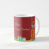 Personalized Christmas Mug – Cozy Holiday Design Koffiemok (Voorkant rechts)