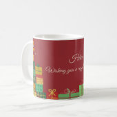 Personalized Christmas Mug – Cozy Holiday Design Koffiemok (Voorkant links)